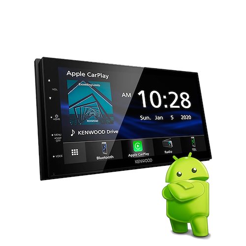 ESTEREO UNIVERSAL DOBLE DIN CON ANDROID AUTO Y CARPLAY
