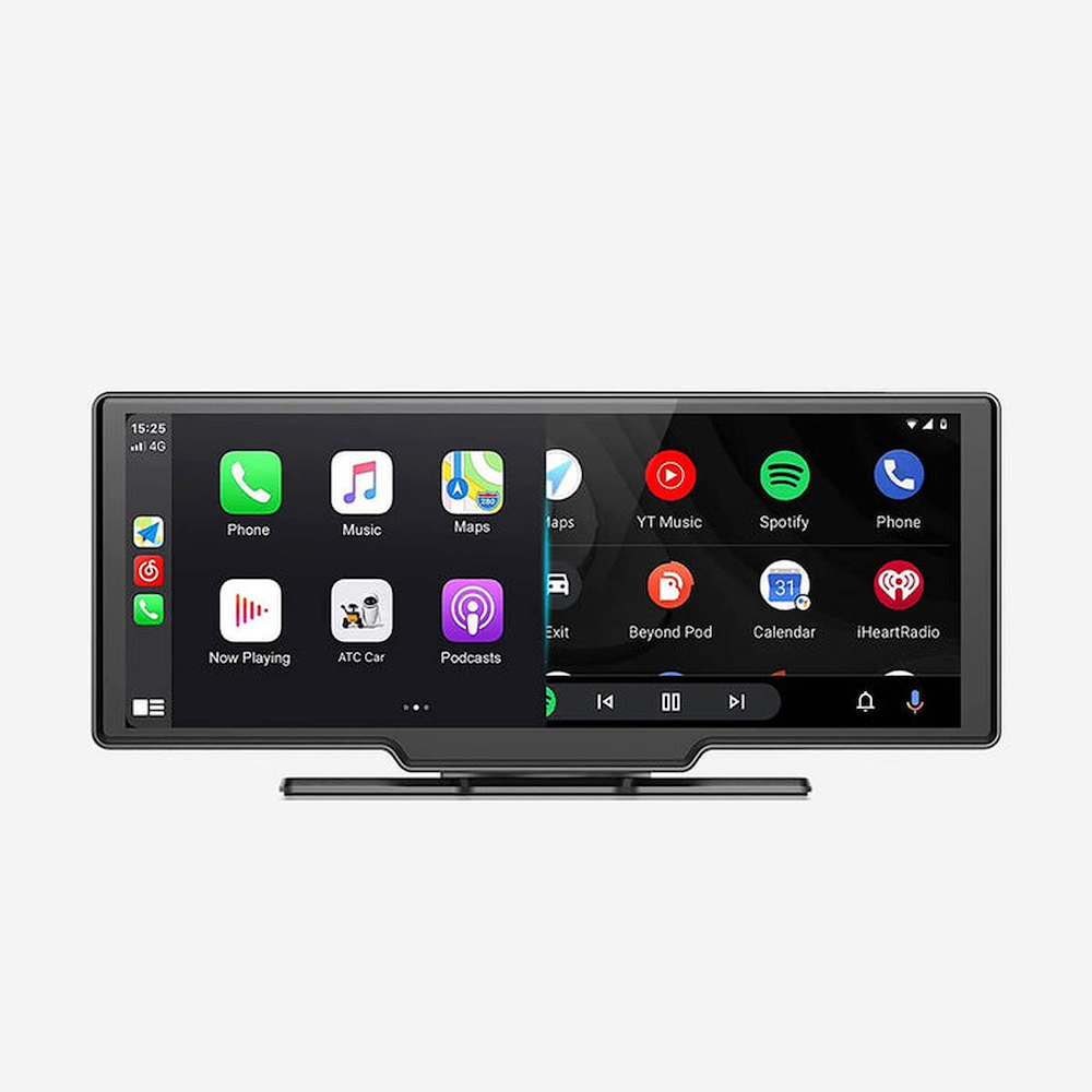PANTALLA PORTABLE CARPLAY ANDROID AUTO CON CAMARA