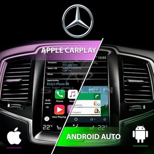 INTERFACE CARPLAY Y ANDROID AUTO MERCEDES BENZ NTG 5.0