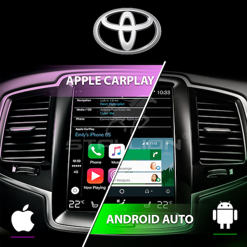 INTERFACE CARPLAY Y ANDROID AUTO TOYOTA
