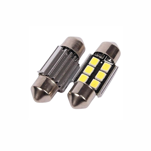 KIT LAMPARA LED FEESTON C5W 39MM BLANCO