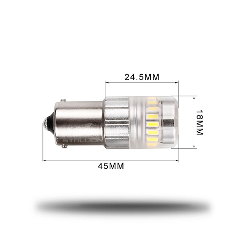 KIT LAMPARA LED T25 1156 SINGLE POLO BLANCO