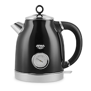 PAVA ELECTRICA VINTAGE ACERO INOX RELOJ NEGRA PEAT21VBP