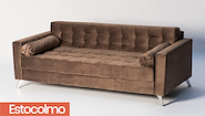 SILLON SOFA MARRON ESTOCOLMO G3