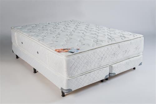 COLCHON DE RESORTE DOBLE PILOW 160 x 200 x 36 CM RUBI