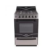 COCINA 4 HORNALLAS FACIL LIMPIEZA INOX 56CM FLOR5538F