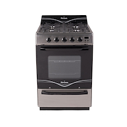 COCINA 4 HORNALLAS FACIL LIMPIEZA INOX 56CM FLOR5558F