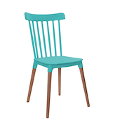 SILLA DE DISEÑO WINDSOR VERDE