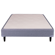 BASE DE SOMMIER TEJIDO PUNTO PATA MADERA 150 x 190 WORLD LUXURY