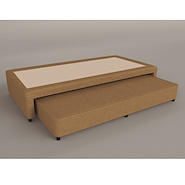 BASE DE SOMMIER MT TEJIDO TOSTADO INTERIOR RESORTE 100 URANIA