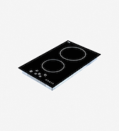 ANAFE ELECTRICO EMPOTRABLE VITROCERAMICO 2 FOCOS 2800W EV2OEO