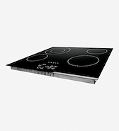 ANAFE ELECTRICO EMPOTRABLE VITROCERAMICO 4 + 1 FOCOS 6000W EV4DEO