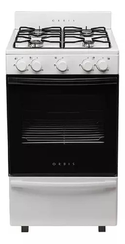 COCINA A GAS SERIE 3 55CM BLANCA 4 HORNALLAS AUTOLIMP 978BC4M