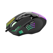 MOUSE GAMER USB BACKLIT 3600DPI 7 BOTONES GM-216