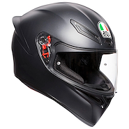 Casco Moto Integral Visor Simple Linea Nueva AGV K-1 Solid Black Mate