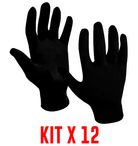 Kit X 12 Guantes Termicos Sky Nieve Running ALPINA MAYORISTA Primera Piel - $ 27.156