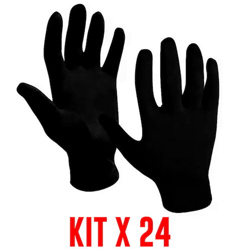 Kit X 24 Guantes Termicos Sky Nieve Running ALPINA MAYORISTA Primera Piel - $ 60.336