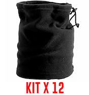 Kit X 12 Gorros Cuellos Termicos Polar Abrigo ALPINA MAYORISTA C/ Cordon