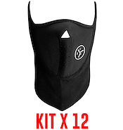 Kit X 12 Mascaras Neoprene Cuello Polar Invierno ALPINA MAYORISTA Respirador
