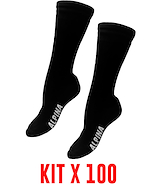 Kit X 100 Medias Termicas ALPINA MAYORISTA 3/4 Primera Piel