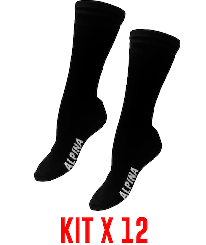 Kit X 12 Medias Termicas ALPINA MAYORISTA 3/4 Primera Piel - $ 37.476