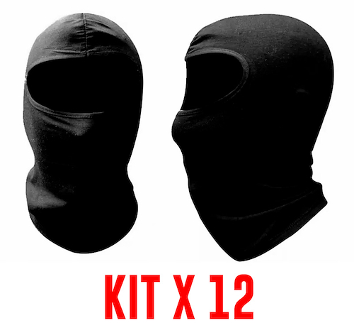 Kit X 12 Pasamontañas Primera Piel Termico ALPINA MAYORISTA Balaclava - $ 29.268