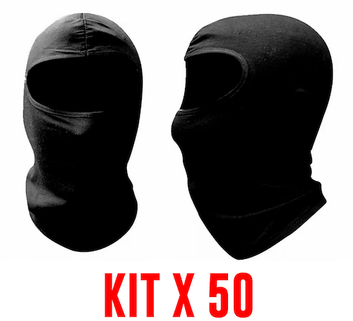 Kit X 50 Pasamontañas Primera Piel Termico ALPINA MAYORISTA Balaclava - $ 125.700