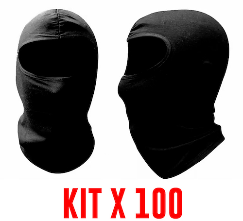 Kit X 100 Pasamontañas Primera Piel Termico ALPINA MAYORISTA Balaclava - $ 251.400