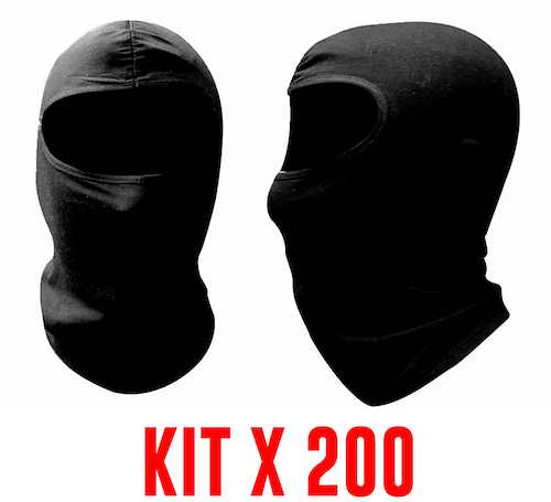 Kit X 200 Pasamontañas Primera Piel Termico ALPINA MAYORISTA Balaclava - $ 502.800