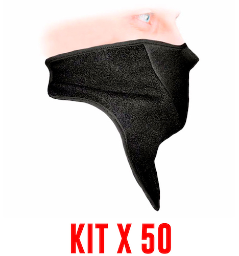 Kit X 50 Cuellos Polar Cortos ALPINA MAYORISTA Con Neoprene - $ 125.700