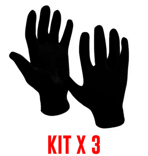 Kit X 3 Guantes Termicos Sky Nieve Running ALPINA MAYORISTA Primera Piel - $ 7.542
