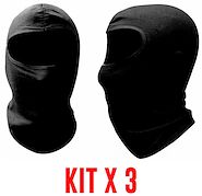 Kit X 3 Pasamontañas Primera Piel Termico ALPINA MAYORISTA Balaclava