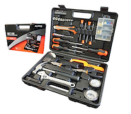 Kit Mayorista X10 Set Caja De Herramientas Hogar Reforzado ALPINA MAYORISTA 126 Piezas