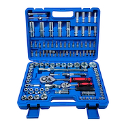 Kit Mayorista X10 Set Caja Juego Llaves Tubos Puntas Combina ALPINA MAYORISTA 108 Piezas