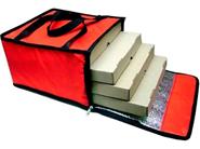 Bolso Termico Delivery ALPINA 4 Cajas Pizzas