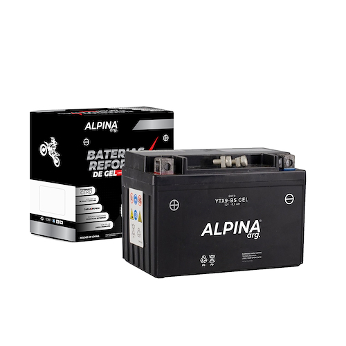 Bateria Moto Gel Libre Mantenimiento ALPINA YTX9-BS / 6MF9 - $ 51.251