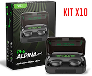 Kit X10 Auriculares in-ear Inalámbricos Bluetooth ALPINA F9-5
