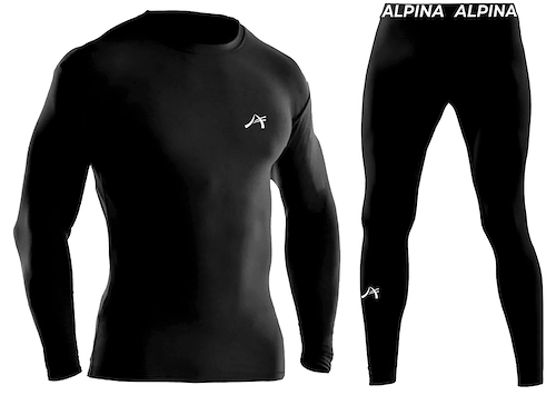 Conjunto Termico Completo Remera + Calza ALPINA Microfibra - $ 10.866