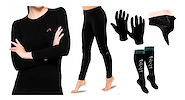 Kit Conjunto Termico + Guantes + Cuello Polar +Medias C Alta ALPINA Frio Extremo