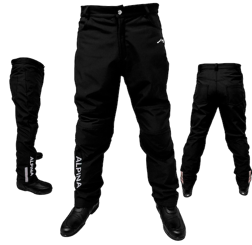 Pantalon Moto Termico Impermeable Protecciones ALPINA Softshell - $ 66.082