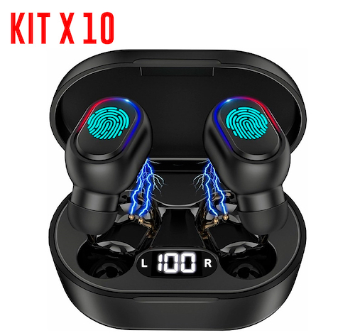 Kit X10 Auriculares Inalámbricos Bluetooth 25 Hrs Bateria ALPINA A8S - $ 63.013