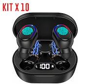 Kit X10 Auriculares Inalámbricos Bluetooth 25 Hrs Bateria ALPINA A8S
