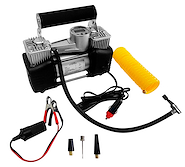 Compresor De Aire 12V Inflador Portatil Auto Bici Moto ALPINA A1 Doble Piston