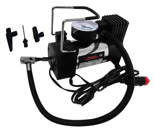 Compresor De Aire 12V Mini Portatil Auto Moto Bici ALPINA CA-750 Piston Simple - $ 17.098