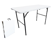 Mesa Exterior Picnic Camping Plegable Polipropileno Hierro ALPINA 122 x 60 x 74 Cm