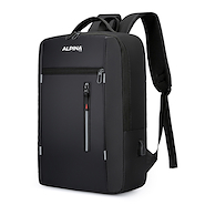 Mochila Porta Notebook 17 Con Carga Usb Tela Antidesgarro ALPINA 1327