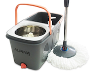 Set Mopa Giratoria Balde Plegable Escurridor Lampazo ALPINA FD066