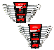 Kit Juego Llaves Combinadas 6 A 24 mm Acero Cromo Vanadio ALPINA 20 Piezas (12+8)