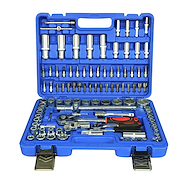 Set Caja Juego De Llaves Tubos Y Puntas Combinadas Valija ALPINA 108 Piezas