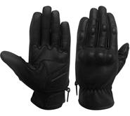 Guantes Moto Abrigo Cuero Protecciones FOUR STROKE Miles